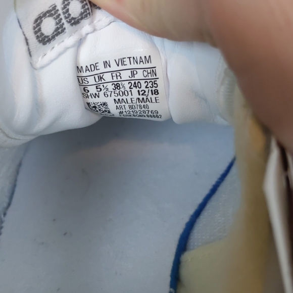 ADIDAS Originals A.R. Trainer Shoes 6 White Gold - Picture 4 of 5